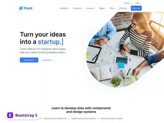Front  - Multipurpose Bootstrap Template v4.2