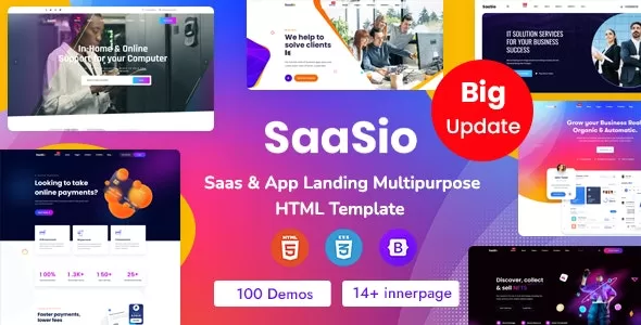 SaaSio - One Page SaaS v2.2