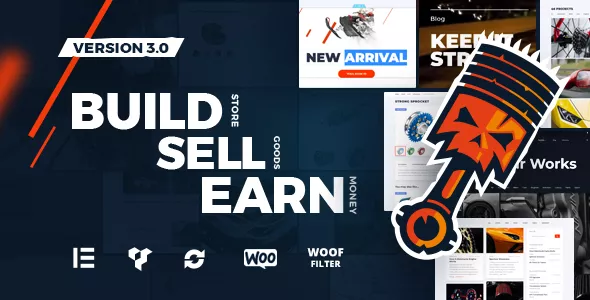 Motor - Cars, Parts, Service, Equipments and Accessories WooCommerce Store v3.1.0