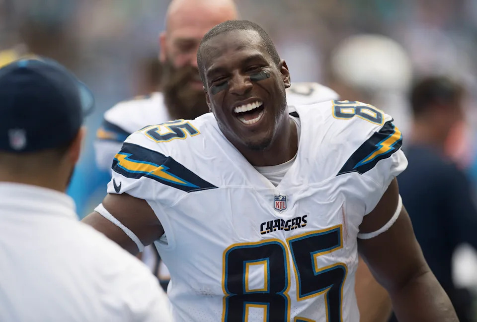 Antonio Gates still holds the NFL record for touchdown catches by a tight end. (Photo by Kevin Sullivan/Digital First Media/Orange County Register via Getty Images)