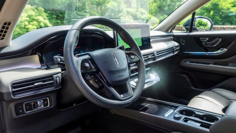 The driver's view of the 2025 Lincoln Corsair PHEV