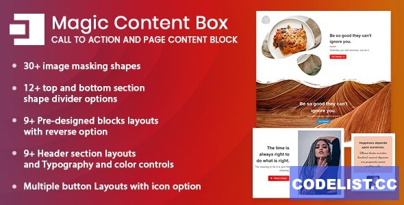 Magic Content Box v1.0.0 - Page Content Builder Gutenberg Block for WordPress