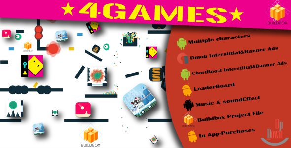 4BuildBox Games with Admob | Chartboost | Leaderboard and No Ads "In App Purchase" 4BuildBox Games with Admob | Chartboost | Leaderboard and No Ads "In App Purchase"