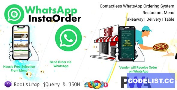 WhatsApp InstaOrder - ContactLess WhatsApp Ordering