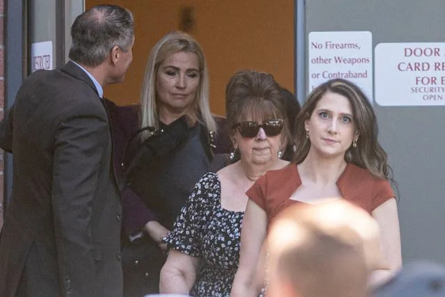 AP Photo/Drew Nash Defense attorney Anne Taylor, Maryann and Amanda Kohberger (l to r) leaving the sentencing