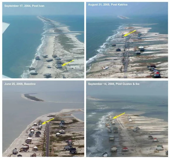 20 years after Hurricane Katrina, a barrier island in Alabama is disappearing