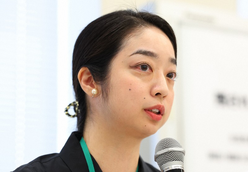 長川美里さん＝東京都千代田区で2025年8月7日、猪飼健史撮影