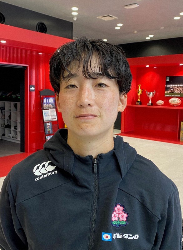 ラグビー女子日本代表の山本実選手＝福岡市東区で2025年5月21日、角田直哉撮影