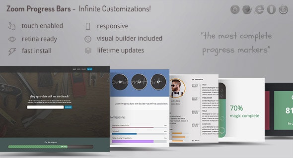 Zoom Progress Bars v2.08 - WordPress Plugin