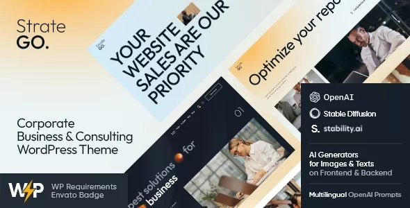Stratego - Corporate Business & Consulting WordPress Theme v1.4