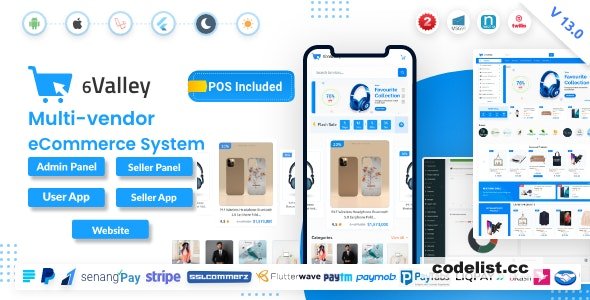 6valley v14.1 - Complete eCommerce Mobile App, Web, Seller and Admin Panel - nulled