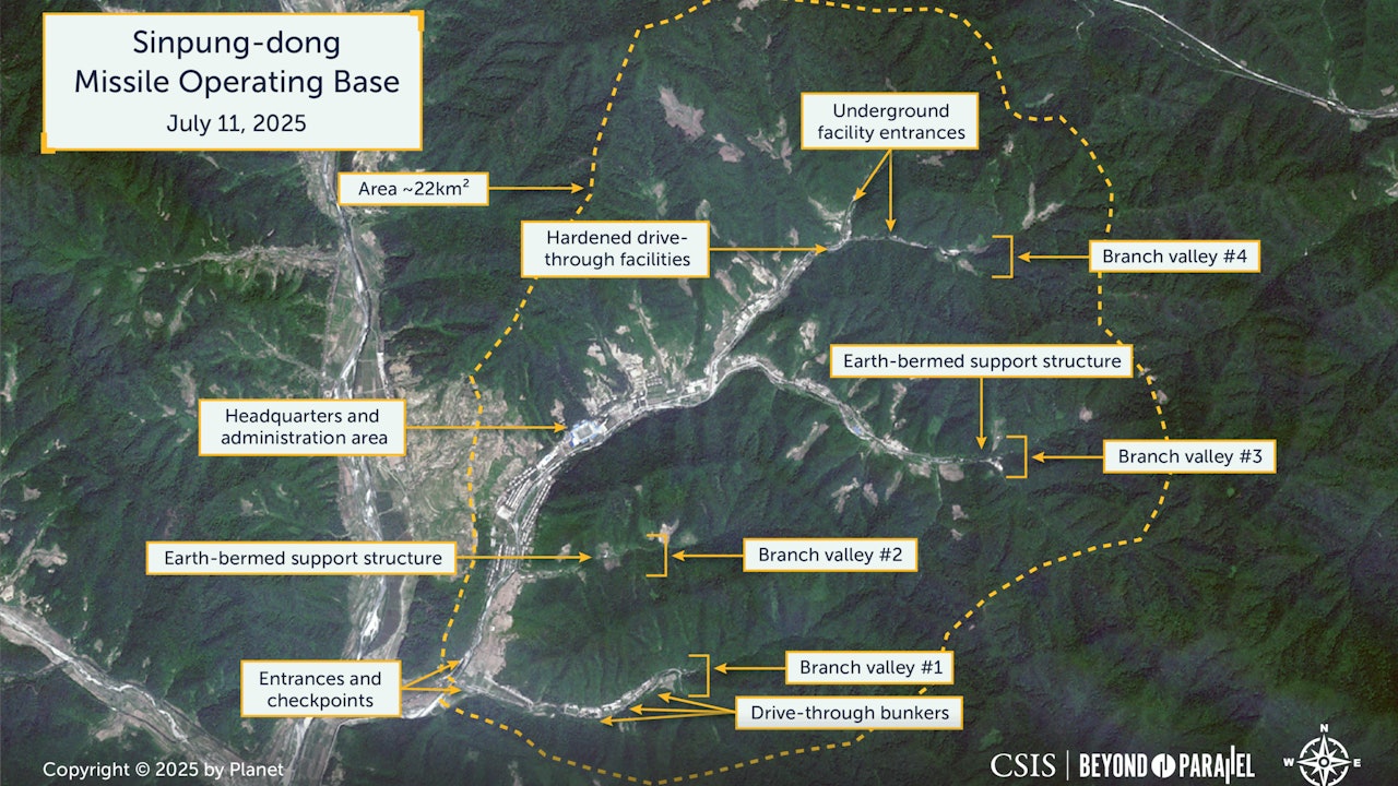 美智庫揭中朝邊境朝鮮秘密軍事基地　存放洲際導彈或威脅東亞北美