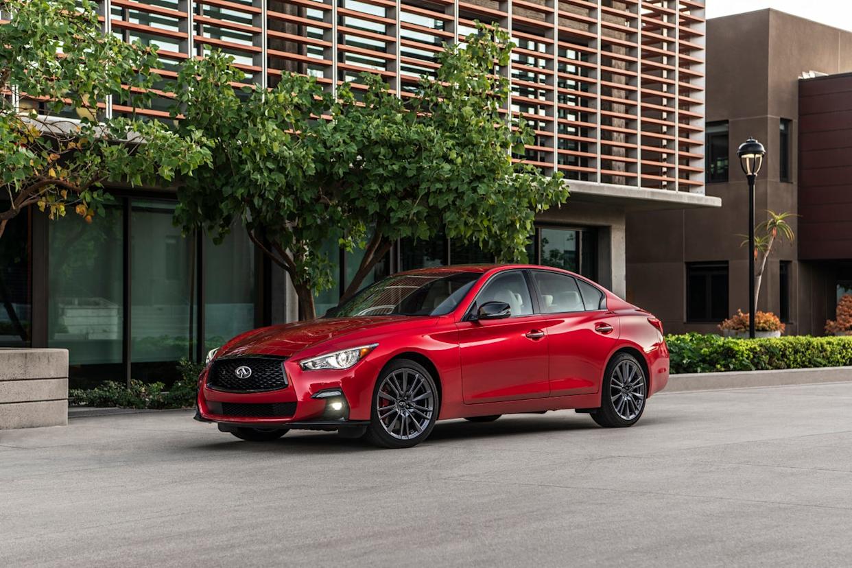 Report: Infiniti Q50 to Return in 2027 with the Nissan Z's Twin-Turbo V-6 and a Manual Gearbox