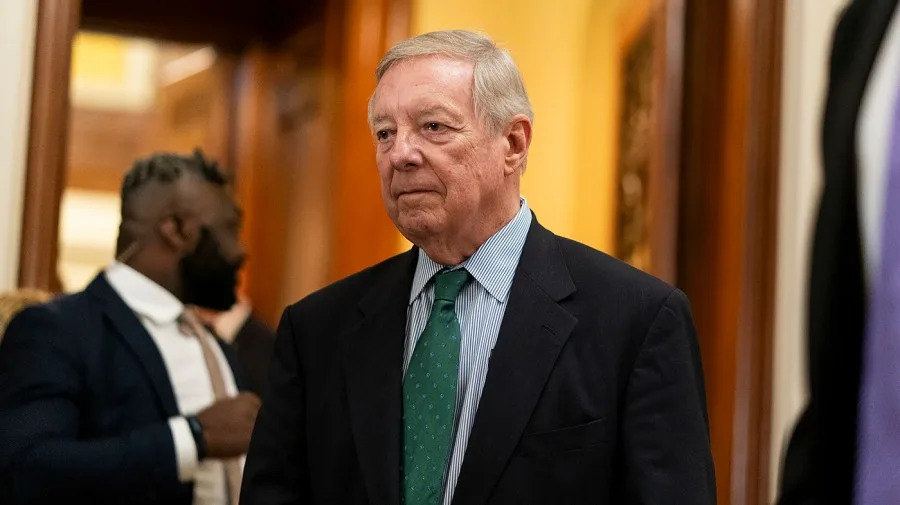 Watch: Durbin, Texas Democrats face media