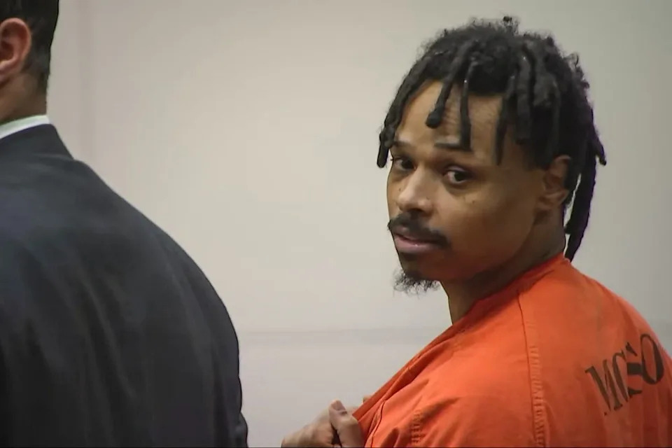 Cudjoe Young at his arraignment in Maricopa County Superior on Aug. 1, 2025. (Pool via NBC News)