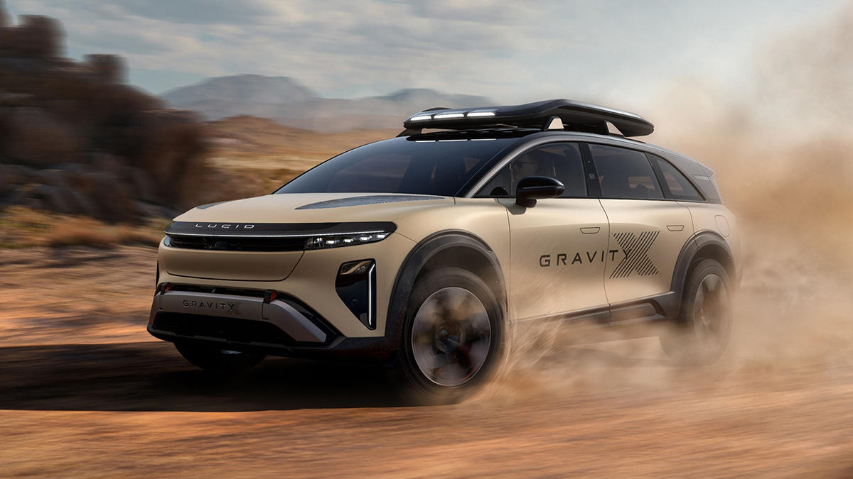 The Rugged Lucid Gravity X Off-Road Concept in Photos