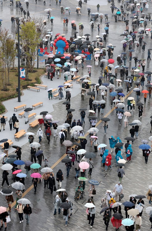 予測難しいゲリラ豪雨　万博会場で富岳と最新鋭レーダー使い実証実験