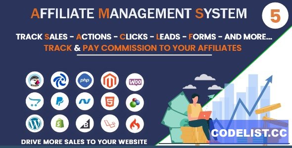 Ultimate Affiliate Management System v5.0.0.2 - PHP Platform
