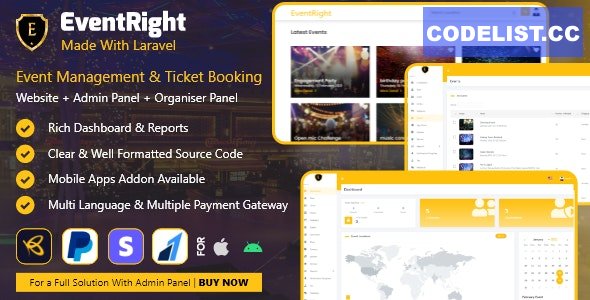 EventRight v6.2 - Ticket Sales and Event Booking & Management System - (saas) - nulled