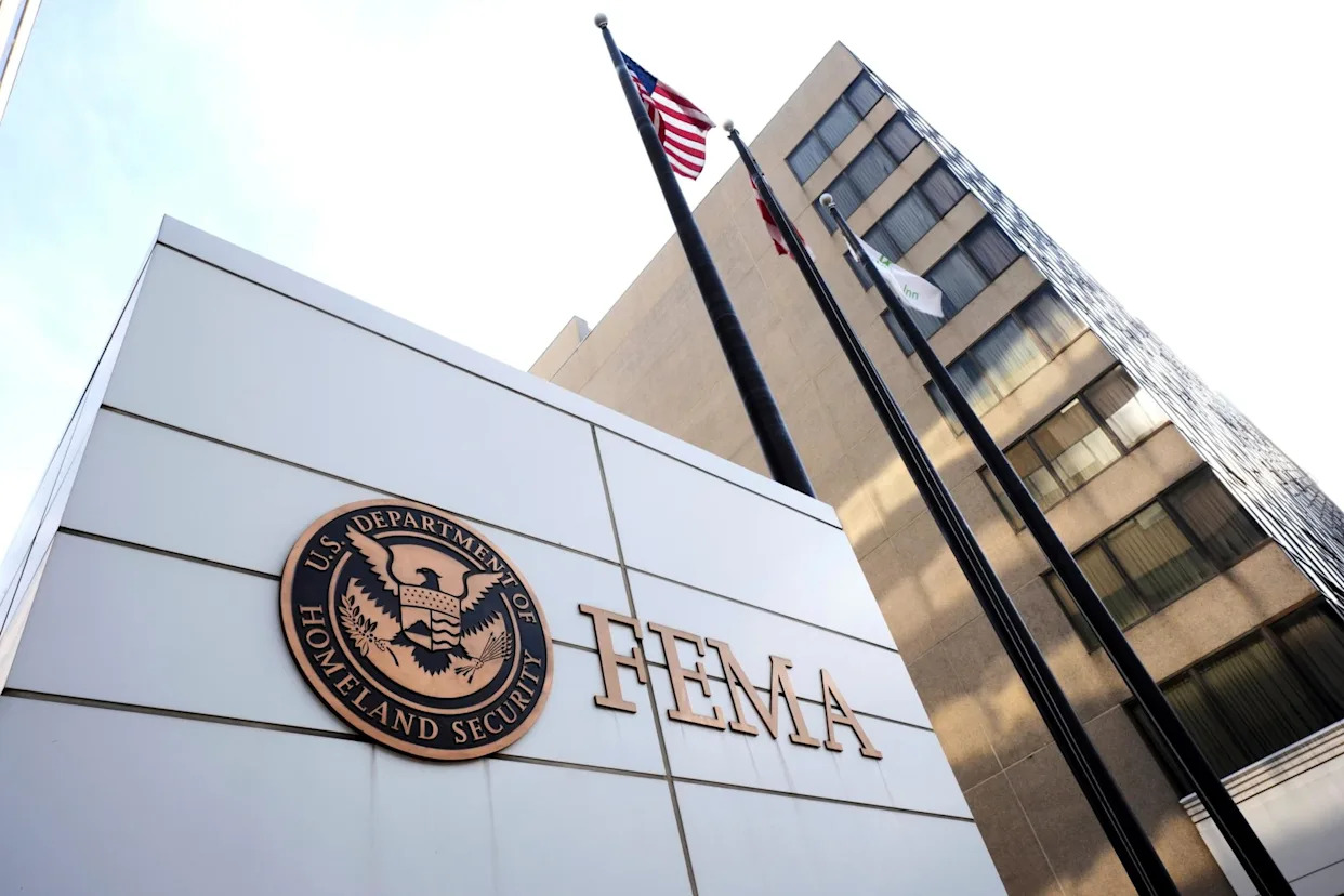 Fema staff who signed letter criticizing agency under Trump placed on leave