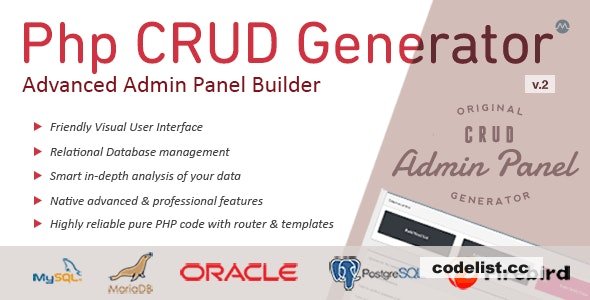 PHP CRUD Generator v2.3.1 - nulled