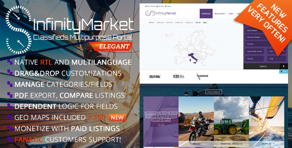 Classifieds Multipurpose Portal - Infinity Market Classifieds Multipurpose Portal - Infinity Market