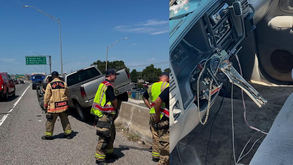 Driver Involved In Car Crash Was Steering With Vice Grips