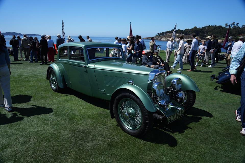 aston martin 1935 at pebble beach concours 2025