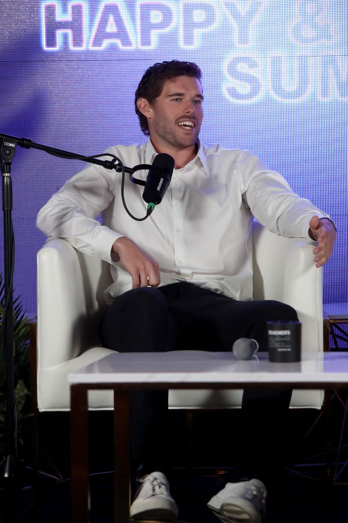 Christopher Schwarzenegger en The Beacher Vitality Happy & Healthy Summit en The Hollywood Roosevelt en mayo de 2025, en Los Ángeles, California.