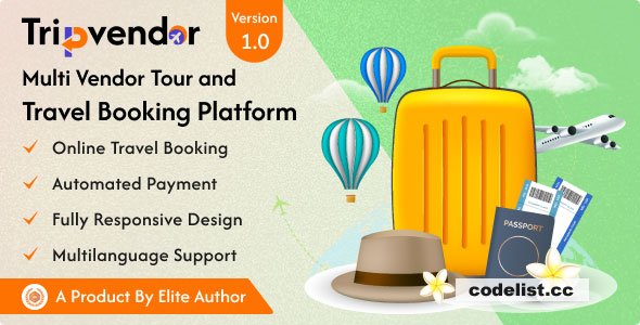 TripVendor v1.0 - Multi Vendor Tour And Travel Booking Platform
