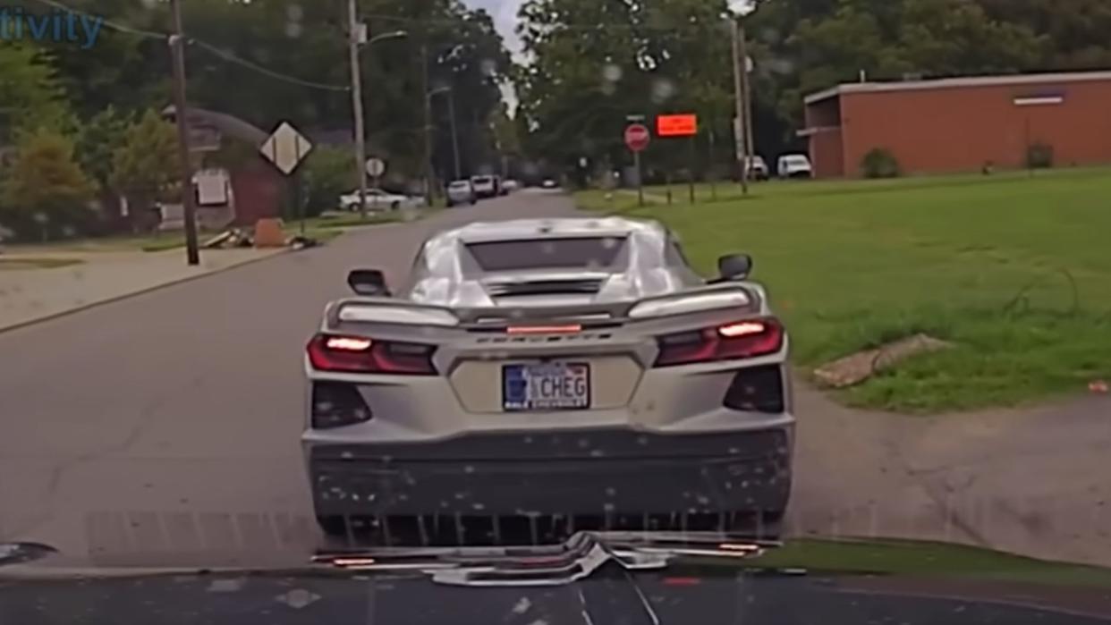 Cop Was Never Going To Catch This C8 Corvette