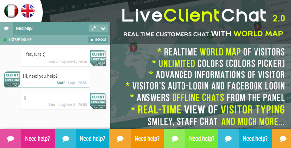 Live Client Chat v2.6 - Help Chat With Visitors Map Live Client Chat v2.6 - Help Chat With Visitors Map