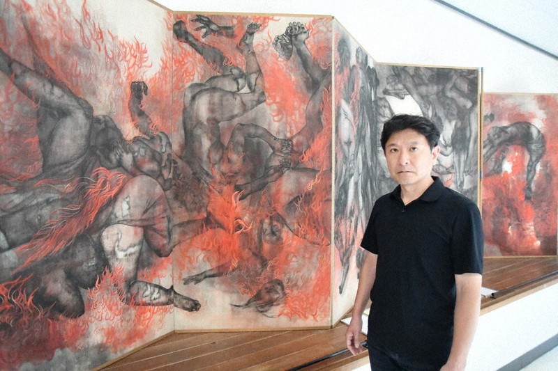 丸木夫妻の直球な表現活動　「原爆の図」展示する博物館学芸員の思い