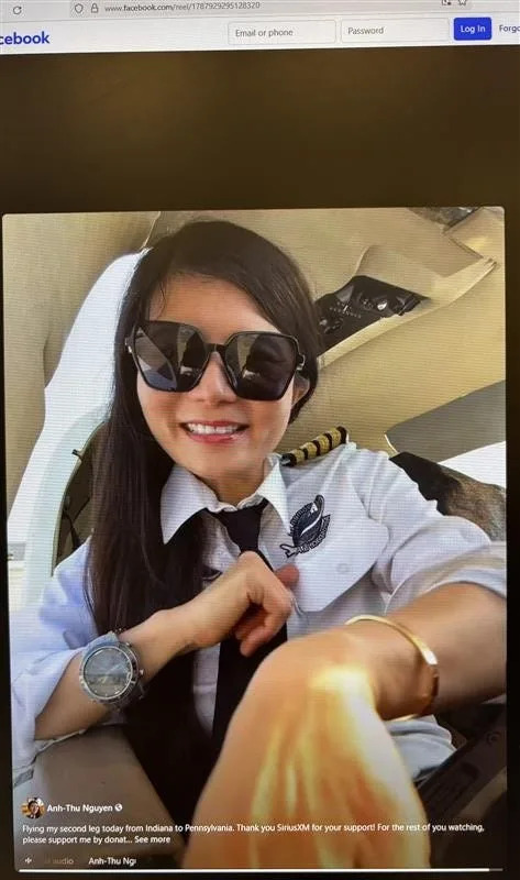 A photo of Anh-Thu Nguyen, 44, who died in a plane crash on Wednesday, July 30, 2025, in Greenwood, Indiana.