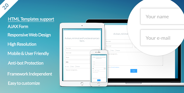 Vanilla Form - Modern & Responsive Contact Form Vanilla Form - Modern & Responsive Contact Form