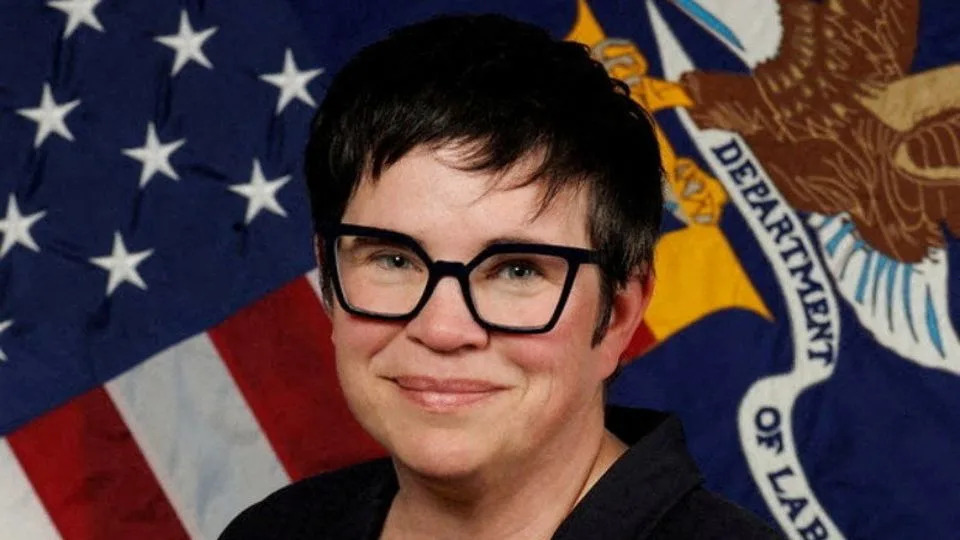 US Labor Department's Bureau of Labor Statistics Commissioner Erika McEntarfer poses for a photograph in this undated handout image. - US Bureau of Labor Statistics/Reuters