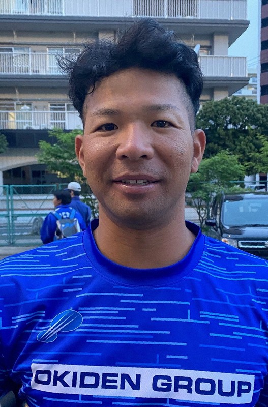 興南が春夏連覇をした際の主力捕手で現在は沖縄電力でプレーする山川大輔さん＝北九州市民球場で2025年5月8日、角田直哉撮影