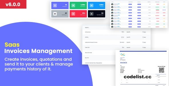Invoice SaaS Management System v6.0.3 - Invoices SaaS / Billing Management / Laravel Invoice Management