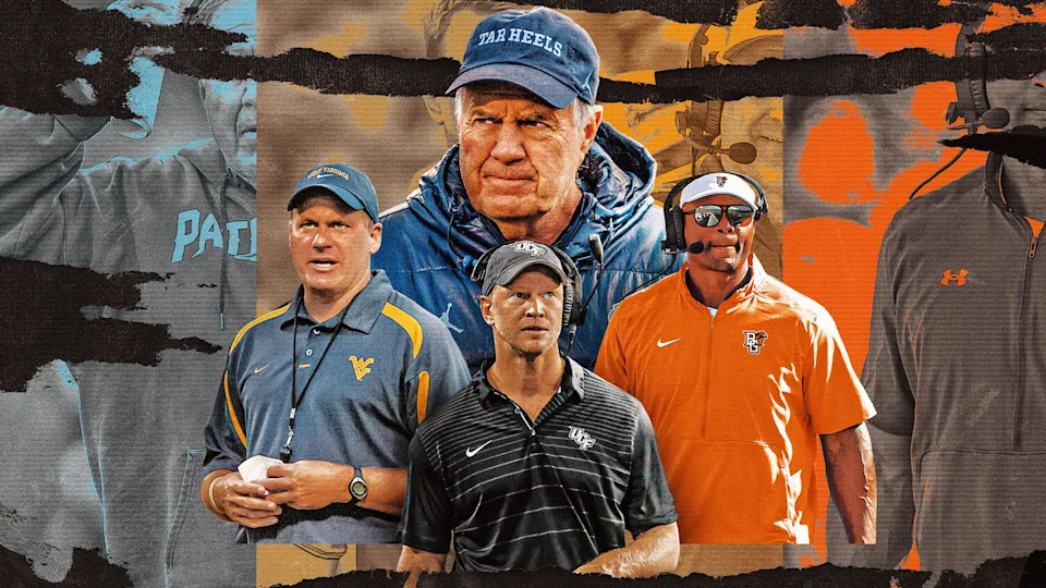 NFL great Bill Belichick isn't the only coach with a new role on a college football sideline this season. (Dillon Marshall/Yahoo Sports)