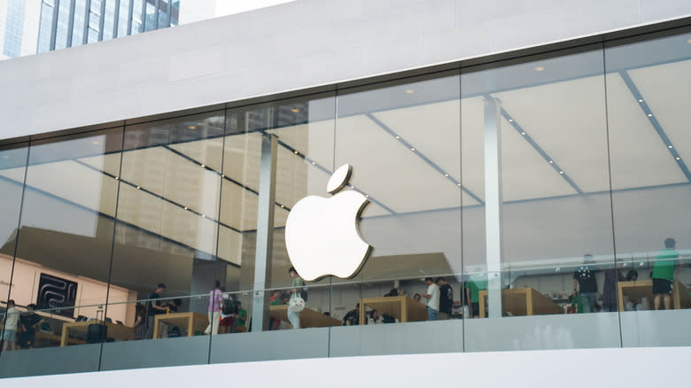 An Apple retail store in China.