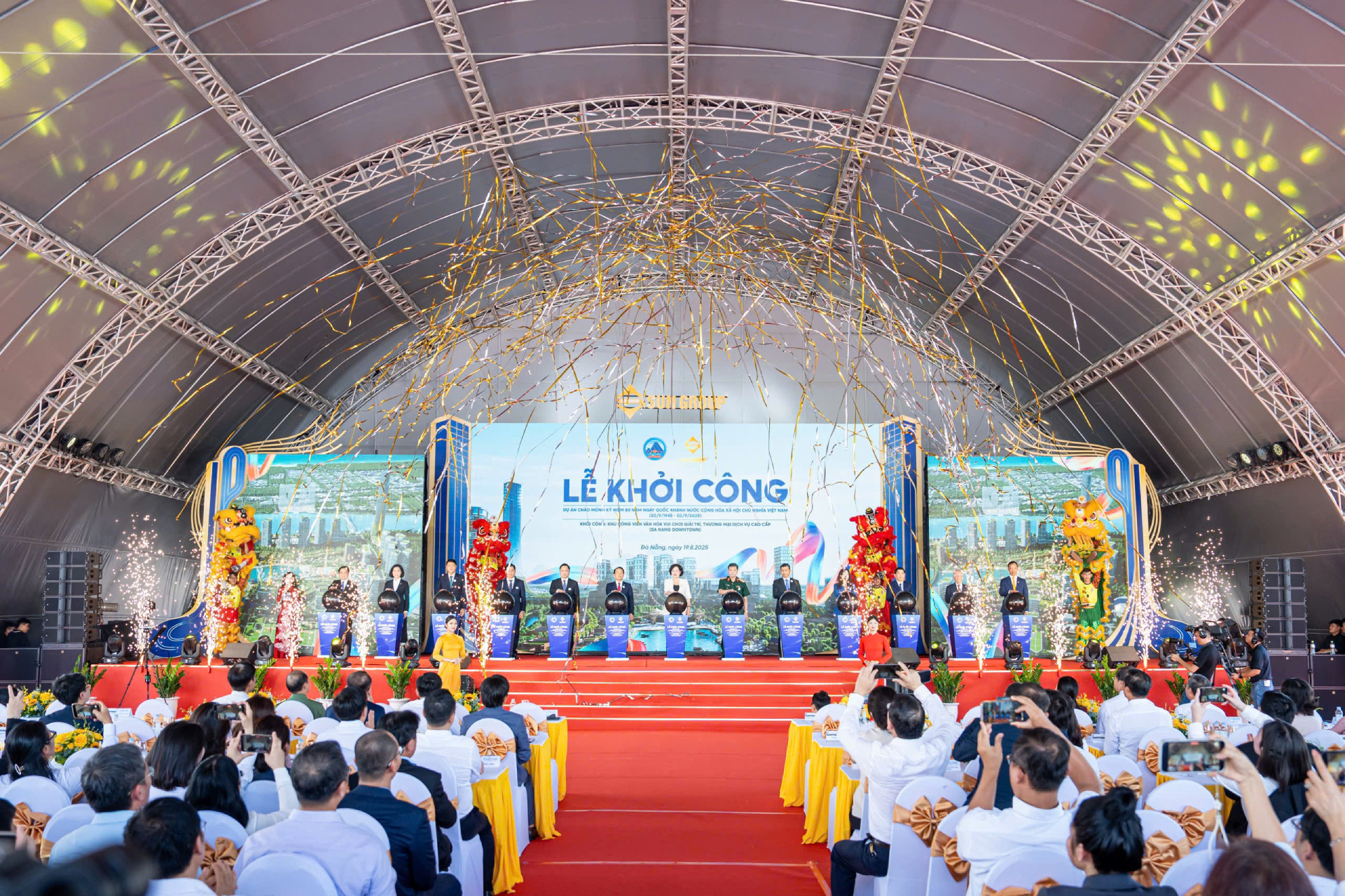 Sun Group khởi công loạt công trình trọng điểm ở Đà Nẵng và Nha Trang