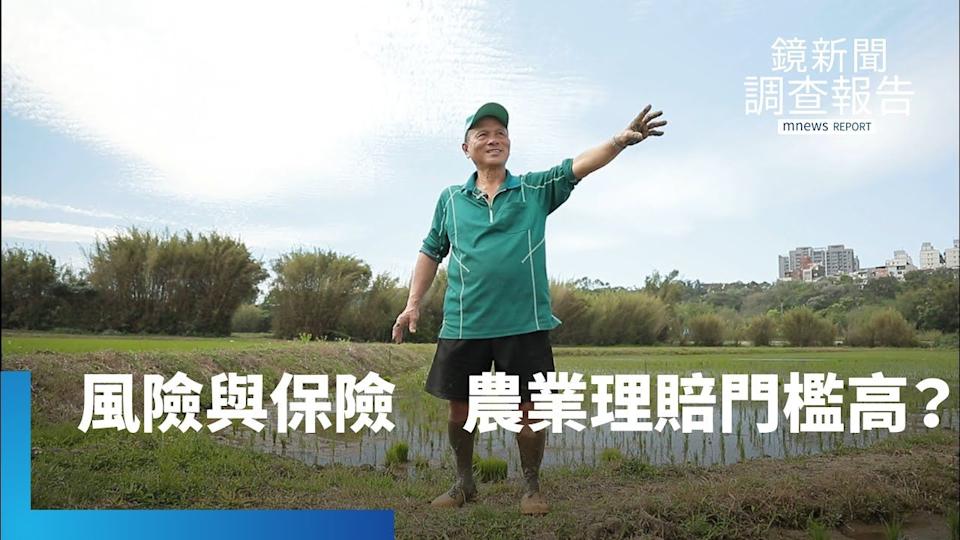 農業保險上路十年 扣除強制險投保面積僅20% 稻作受災須達地區均產量兩成 農民難買單