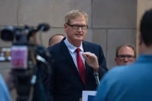  State Board of Education member Kirk Penner of Aurora. Aug. 25, 2025. (Photo by Zach Wendling/Nebraska Examiner)
