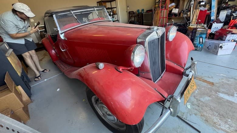1952 MGTD project nose image
