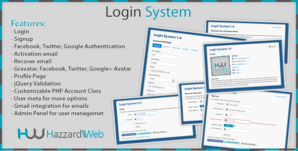 Account System Multi-Feature Account System Multi-Feature