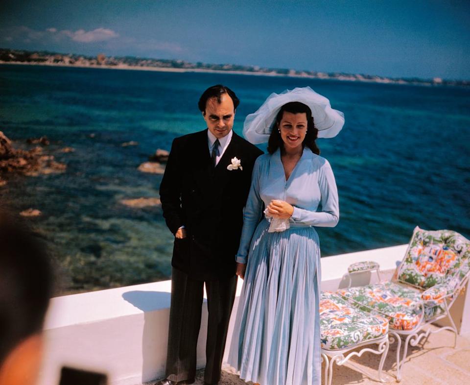 Boda de Rita Hayworth y el príncipe Aly Khan