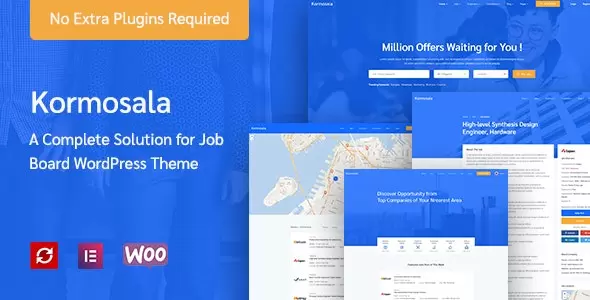 Kormosala - Job Board WordPress Theme v1.0.56
