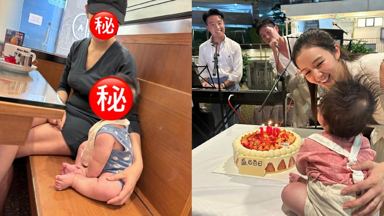 麥明詩素顏去茶餐廳玩下身失蹤曬美腿　萌爆仔仔搶鏡解鎖技能獲讚