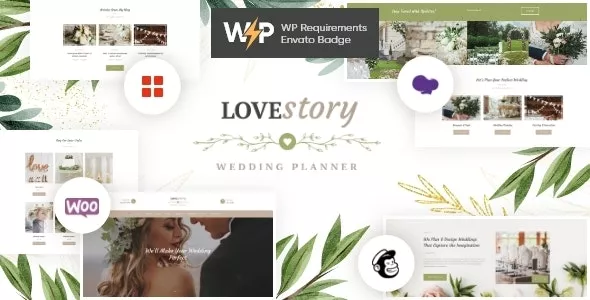 Love Story - A Beautiful Wedding and Event Planner WordPress Theme