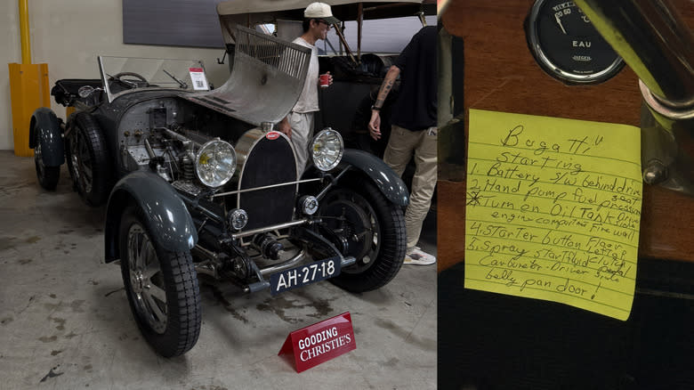 Ever Wondered How To Start A 1927 Bugatti Type 43 Grand Sport?